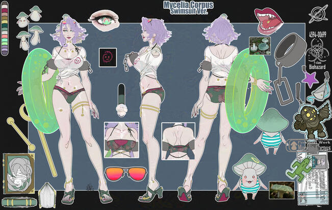 Swimsuit outfit | character sheet -mine