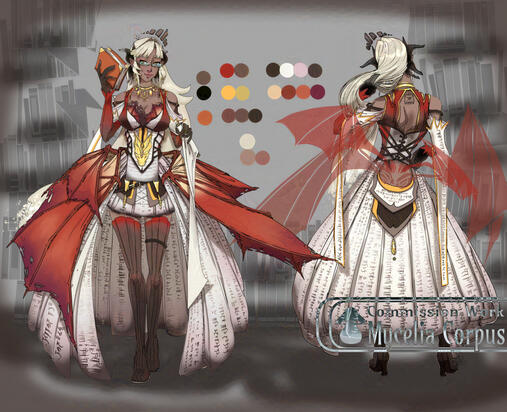 Sand wifu 2.0 | outfit redesign/ character sheet/ Custom BG