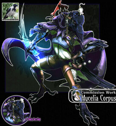 Kenku dnd character | full bod/ no BG